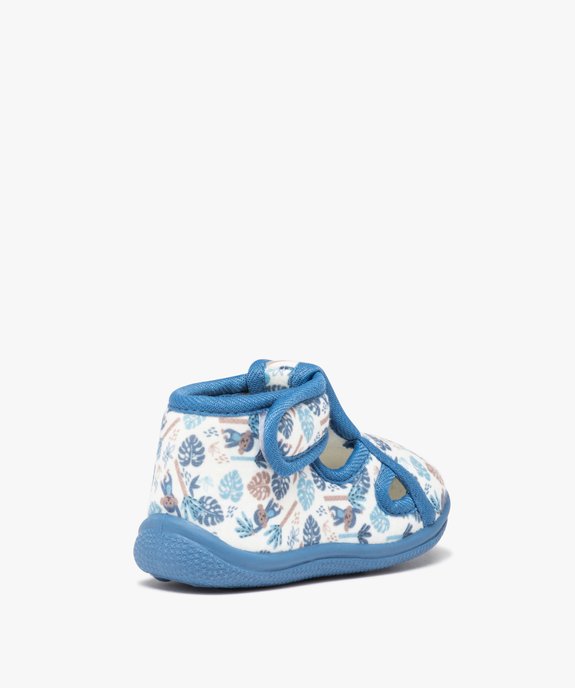 Chaussons bébé avec motifs exotiques et fermeture scratch vue4 - GEMO (ENFANT) - GEMO