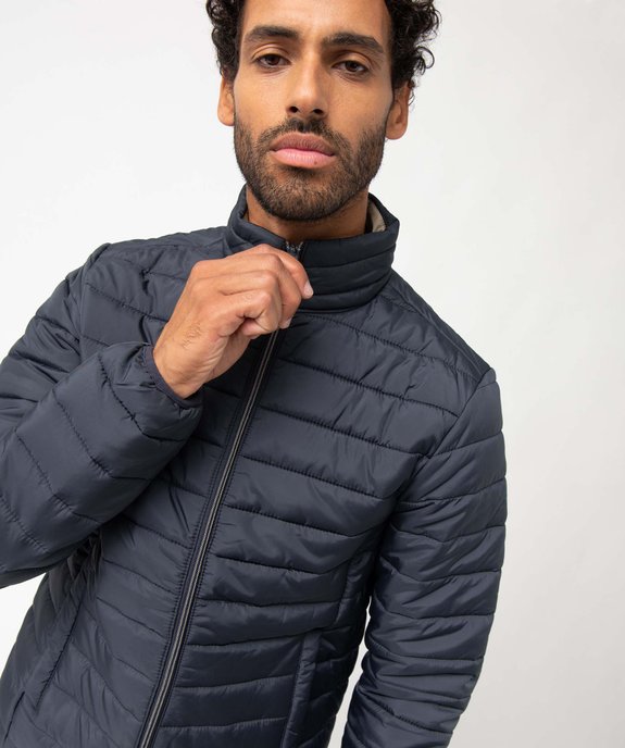 Blouson matelassé à col montant homme vue2 - GEMO 4G HOMME - GEMO