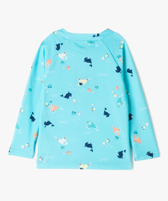 Tee-shirt de bain anti UV à motifs marins bébé garçon vue4 - GEMO 4G BEBE - GEMO