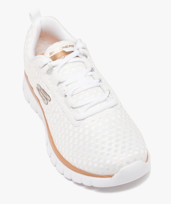 Baskets en mesh avec semelle légère femme - Skechers vue5 - SKECHERS - GEMO