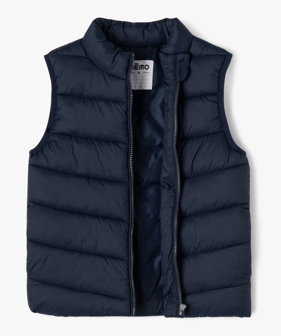 Blouson sans manches matelassé garçon vue2 - GEMO (ENFANT) - GEMO