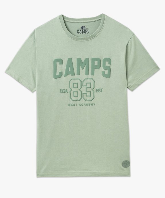 Tee-shirt manches courtes imprimé homme - Camps United vue4 - CAMPS G4G - GEMO