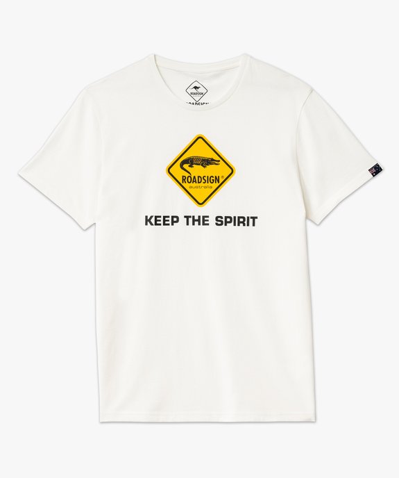 Tee-shirt manches courtes imprimé homme - Roadsign vue4 - ROADSIGN D - GEMO