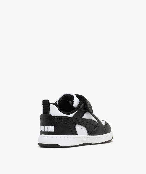 Baskets garçon bicolores style rétro Rebound V6 - Puma vue4 - PUMA - GEMO