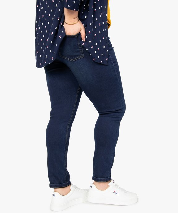 Jegging femme grande taille en coton stretch vue3 - GEMO (G TAILLE) - GEMO