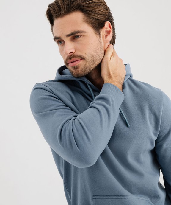 Sweat à capuche intérieur molletonné homme vue2 - GEMO 4G HOMME - GEMO