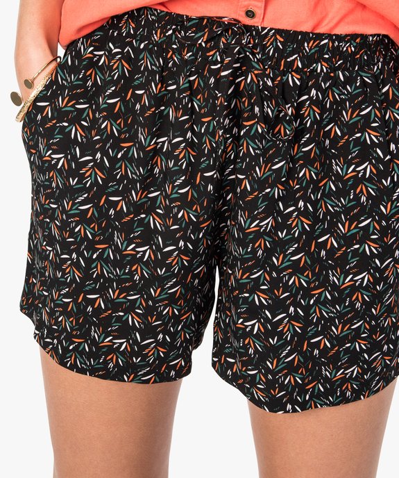 Short femme en maille fluide vue2 - GEMO(FEMME PAP) - GEMO