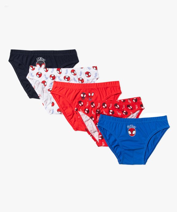 Slips en coton à motifs Spidey garçon (lot de 5) - Marvel vue1 - SPIDEY - GEMO