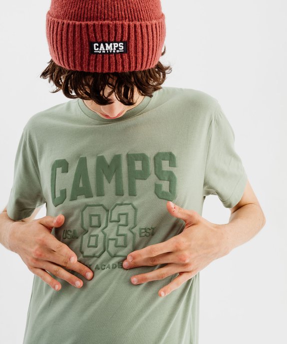 Tee-shirt manches courtes imprimé homme - Camps United vue2 - CAMPS G4G - GEMO