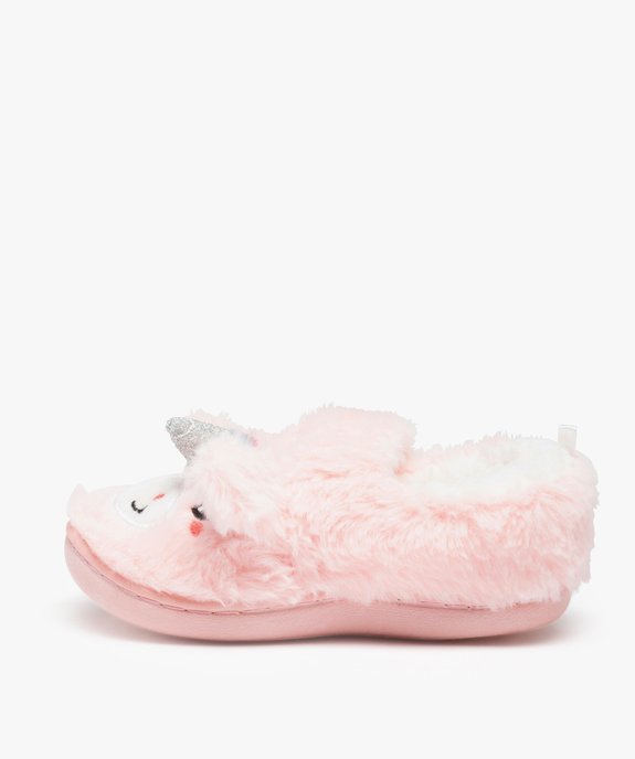 Chaussons fille extra doux en forme de licorne vue3 - GEMO (ENFANT) - GEMO