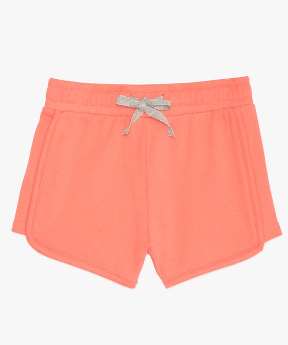 Short fille en maille extensible avec cordon pailleté vue1 - GEMO (ENFANT) - GEMO