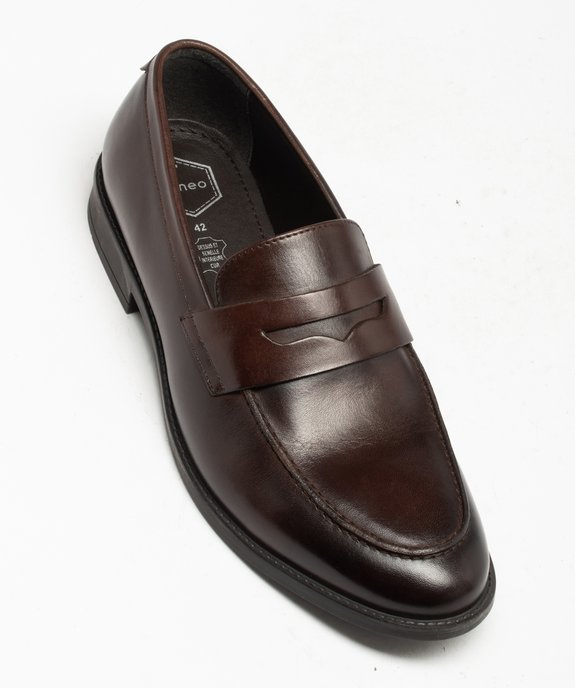 Mocassins dessus cuir homme - Tanéo vue5 - TANEO - GEMO