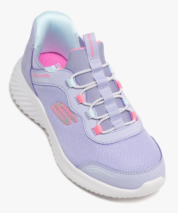 Baskets filles légères Slip-ins Bounder - Skechers vue5 - SKECHERS - GEMO