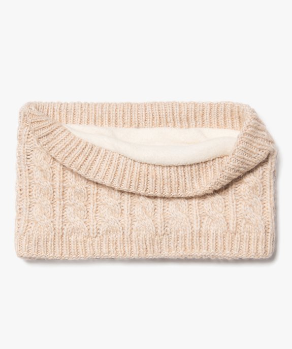 Echarpe snood doublée polaire bébé fille vue1 - GEMO(BEBE DEBT) - GEMO