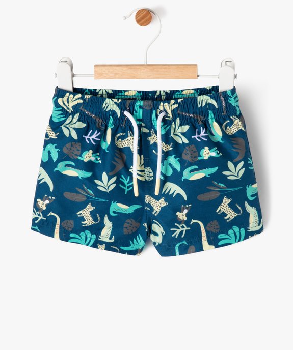 Short de bain à motifs de la jungle bébé garçon vue1 - GEMO 4G BEBE - GEMO