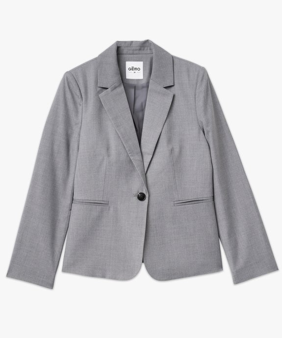 Veste de tailleur chinée femme vue4 - GEMO(FEMME PAP) - GEMO