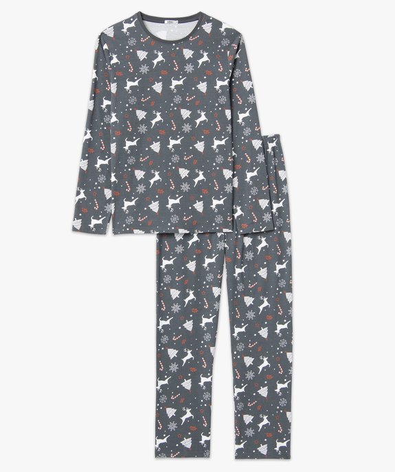 Pyjama homme imprimé spécial Noël vue5 - GEMO(HOMWR HOM) - GEMO