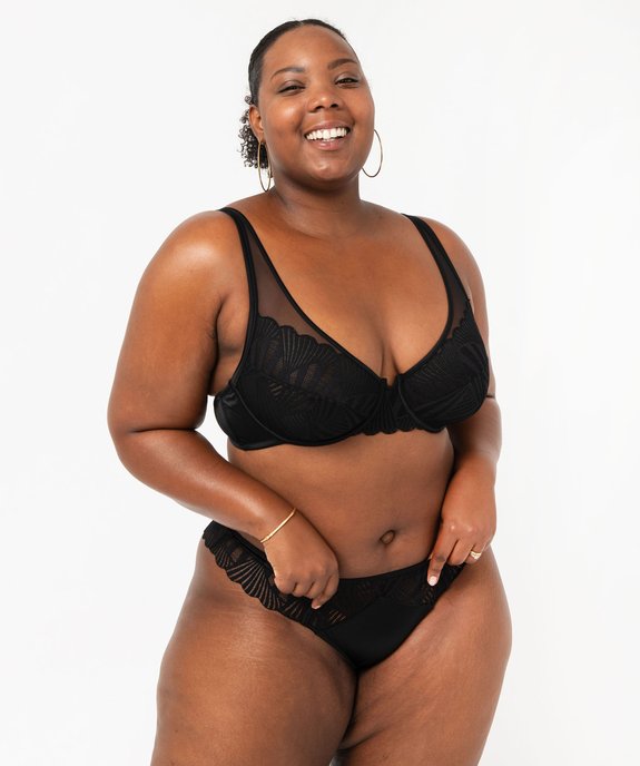 Soutien-gorge emboitant à armatures grande taille vue3 - GEMO(HOMWR FEM) - GEMO