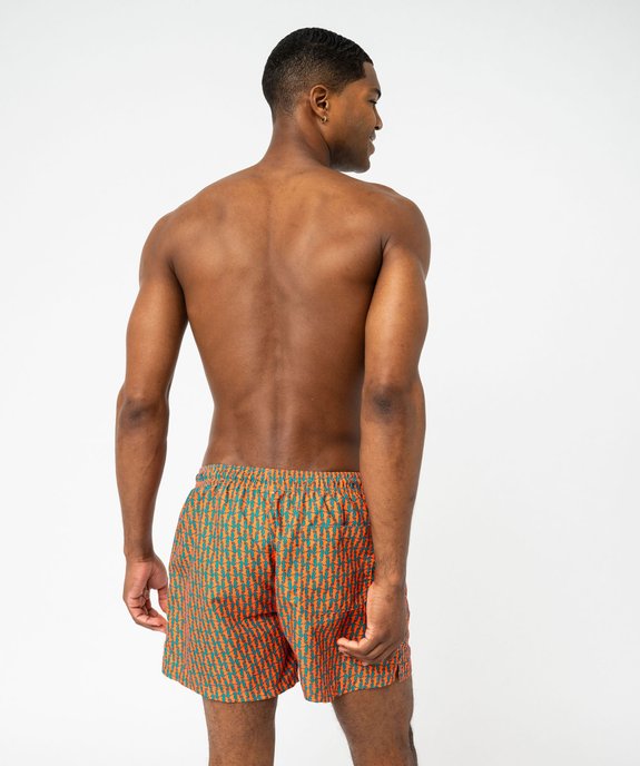 Short de bain imprimé hippocampes homme vue4 - GEMO 4G HOMME - GEMO