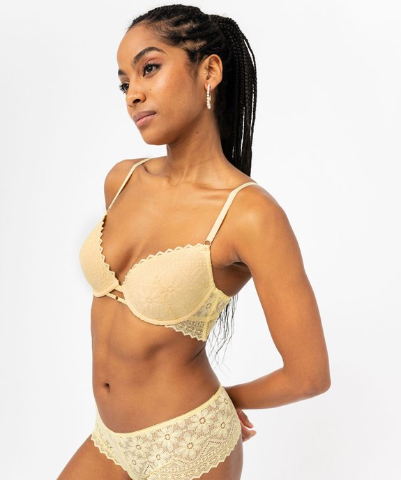 Soutien-gorge corbeille en dentelle avec coques vue1 - GEMO(HOMWR FEM) - GEMO