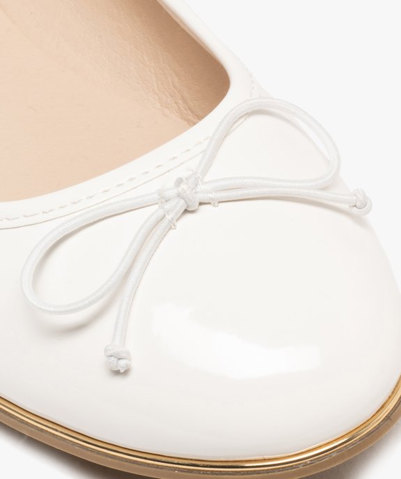 Ballerines vernies avec petit noeud femme - Valentina Baldano vue6 - VALENTINA BALDA - GEMO