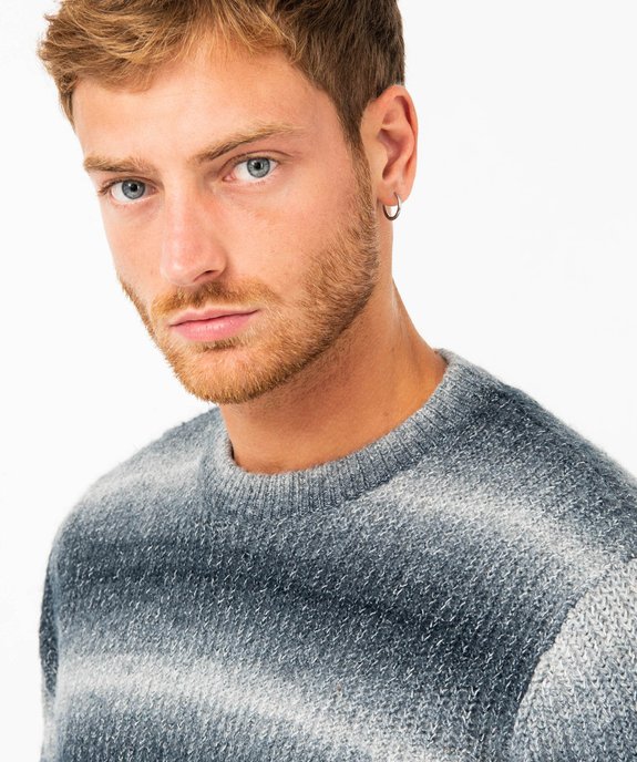 Pull en maille effet tie and dye homme vue2 - GEMO (HOMME) - GEMO