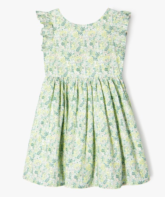 Robe sans manches à motifs fleuris fille vue2 - GEMO (ENFANT) - GEMO