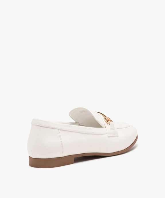 Mocassins femme unis à bijou style classique  vue5 - GEMO (CASUAL) - GEMO