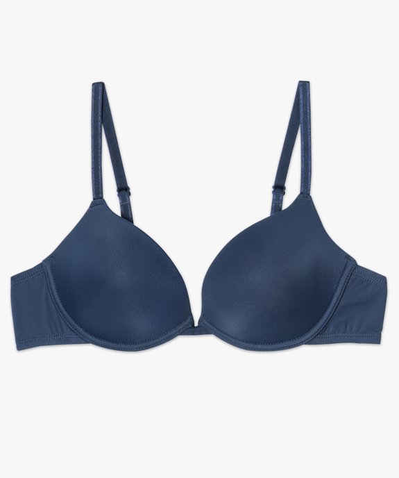 Soutien-gorge corbeille à armatures et bonnets moulés en microfibre vue4 - GEMO 4G FEMME - GEMO