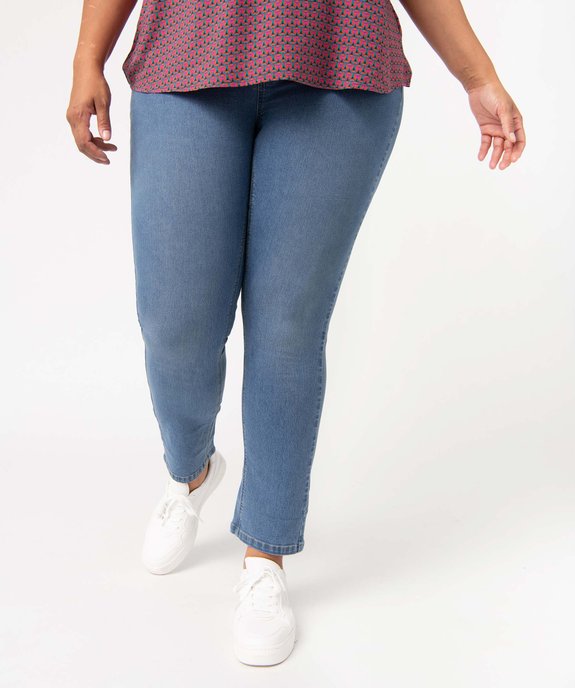 Jean femme grande taille coupe regular vue1 - GEMO 4G GT - GEMO