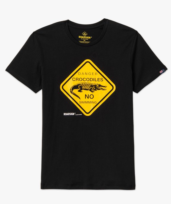 Tee-shirt manches courtes imprimé homme - Roadsign vue4 - ROADSIGN D - GEMO