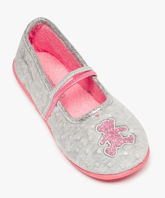 Chaussons fille ballerines à détails brillants - LuluCastagnette vue5 - LULU CASTAGNETT - GEMO