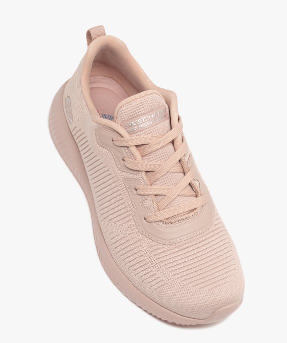 Baskets femme unies en mesh et à rainures - Skechers vue5 - SKECHERS - GEMO