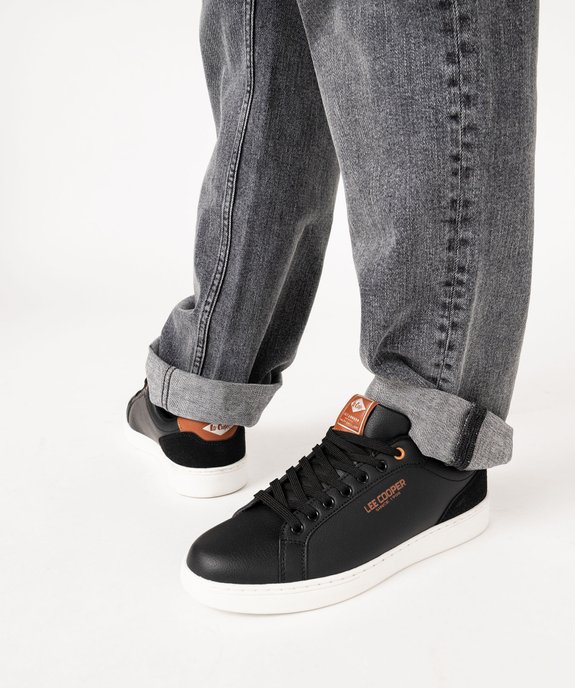 Baskets de ville à lacets avec contrefort suédé homme - Lee Cooper vue1 - LEE COOPER - GEMO