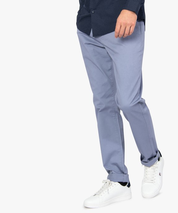 Pantalon homme chino coupe slim vue1 - GEMO (HOMME) - GEMO