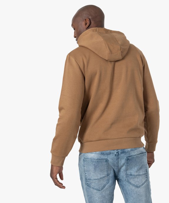 Sweat à capuche intérieur molletonné homme vue3 - GEMO (HOMME) - GEMO