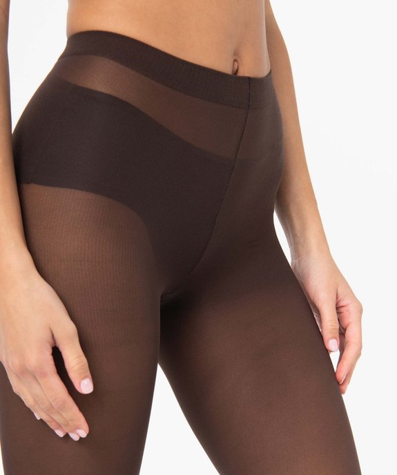 Collants semi-opaques fini velouté 50 deniers femme vue2 - GEMO(HOMWR FEM) - GEMO