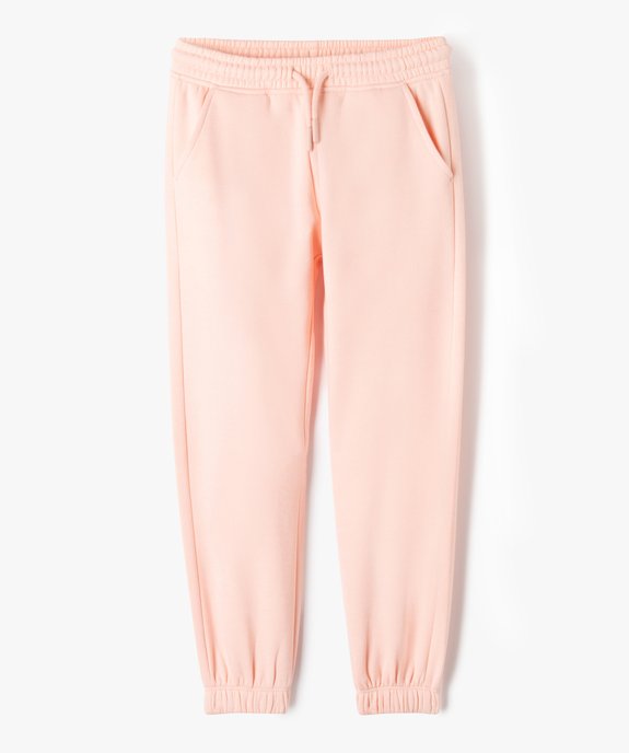 Pantalon de jogging intérieur molletonné fille vue1 - GEMO 4G FILLE - GEMO