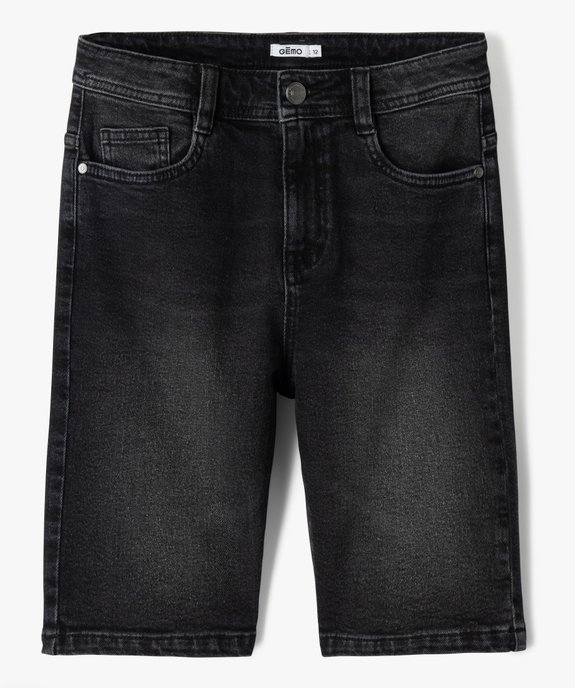 Bermuda garçon en denim stretch vue2 - GEMO (JUNIOR) - GEMO