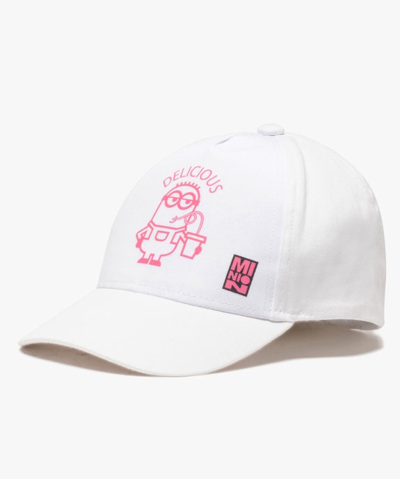 Casquette fille à motif sur l’avant – Les Minions vue1 - MINIONS - GEMO