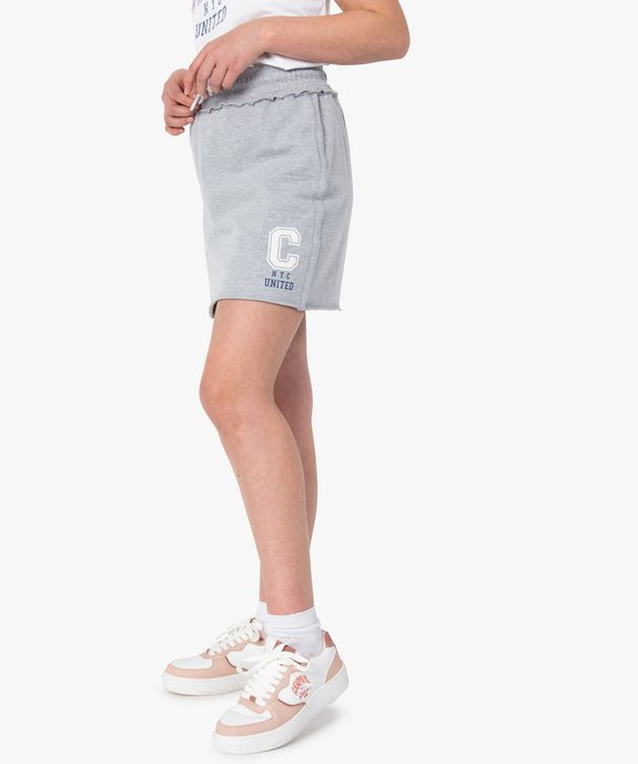 Jupe fille en maille jogging à large ceinture élastiquée - Camps United vue1 - CAMPS UNITED - GEMO