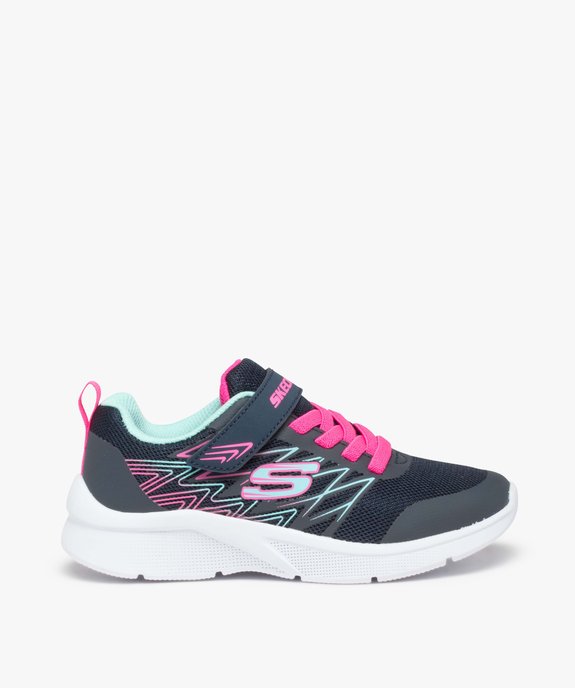 Baskets fille running colorées en mesh - Skechers vue1 - SKECHERS - GEMO