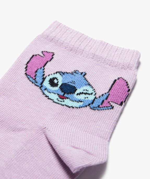 Chaussettes basses imprimées Stitch femme - Disney (lot de 2 paires) vue2 - LILO & STITCH - GEMO