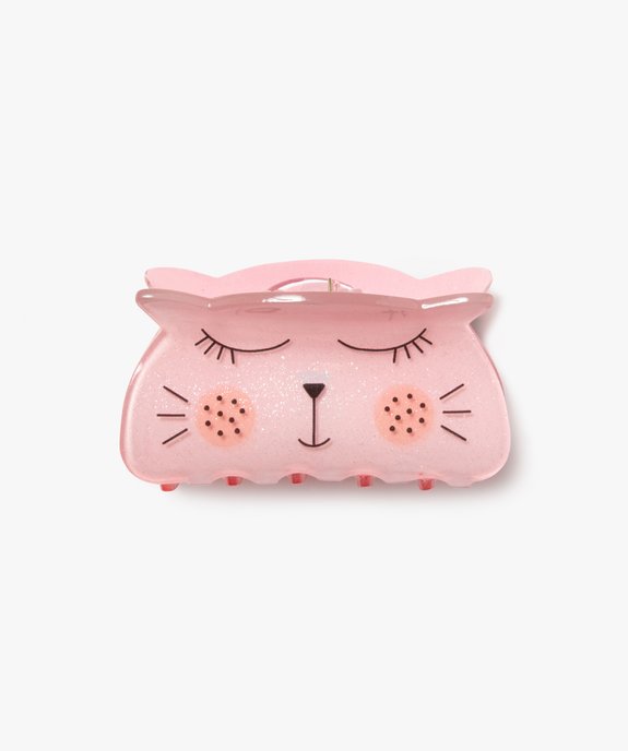 Pince crabe pour les cheveux motif chat fille vue1 - GEMO (ACCESS) - GEMO