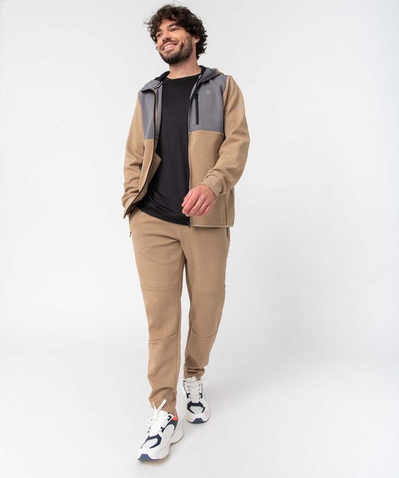 Sweat homme zippé à capuche vue5 - GEMO (HOMME) - GEMO