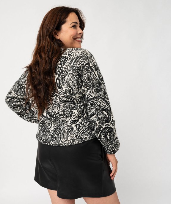 Pull femme grande taille à motifs abstraits vue3 - GEMO(FEMME PAP) - GEMO