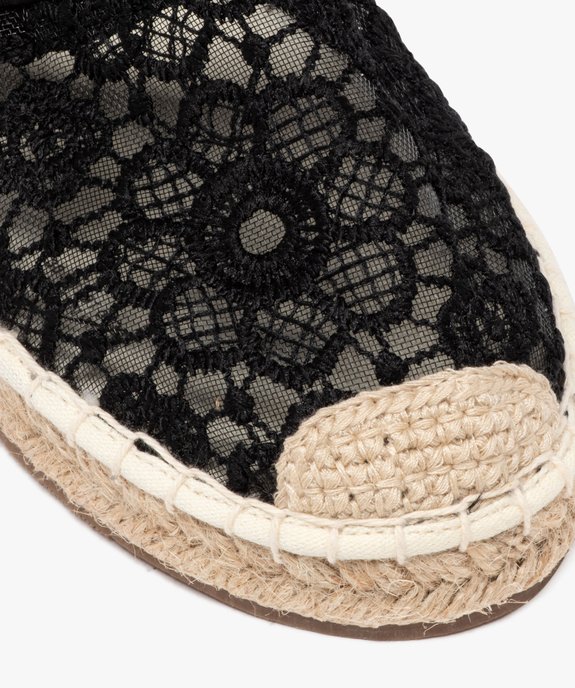 Espadrilles en tulle brodé femme vue6 - GEMO (SPORTSWEAR) - GEMO