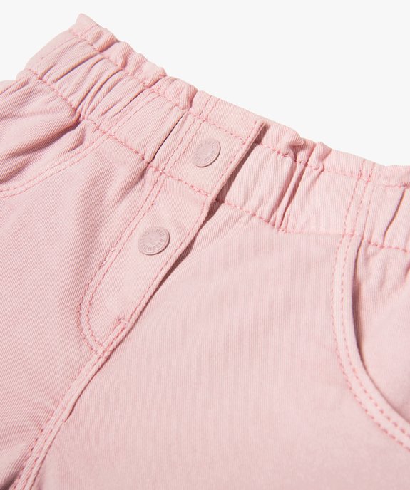 Ensemble 2 pièces bébé fille tee-shirt et short — LuluCatagnette vue3 - LULUCASTAGNETTE - GEMO