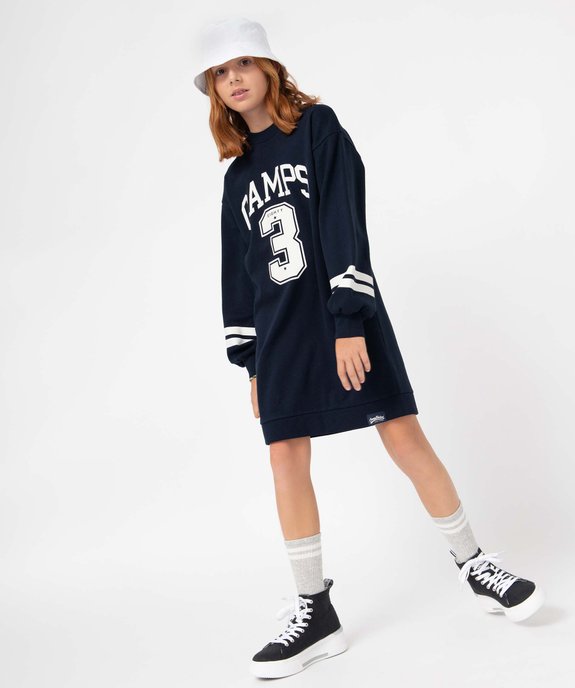 Robe sweat fille avec inscription XXL – Camps United vue1 - CAMPS UNITED - GEMO