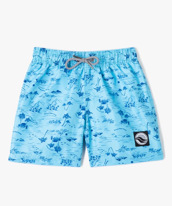 Short de bain garçon à motifs exotiques vue1 - GEMO (ENFANT) - GEMO